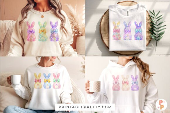 Download Coquette Bunny Easter PNG Bundle - Easter png bundle Collection