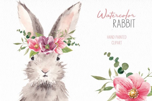 Download Watercolor Rabbit - Rabbit Collection