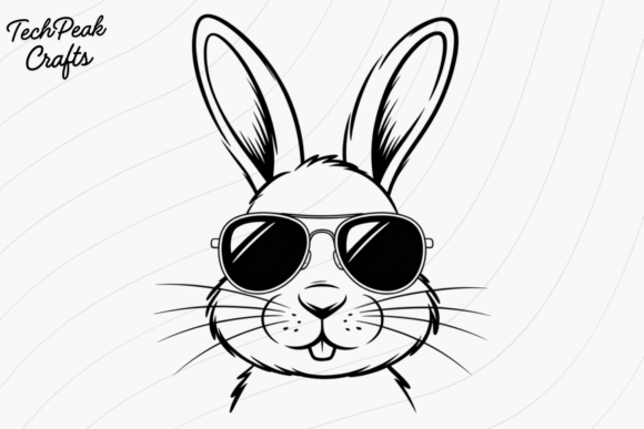 Download Cool Bunny PNG Cute Rabbit Clipart - Rabbit Collection
