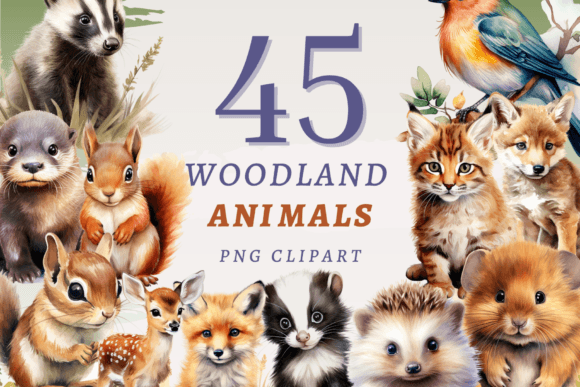 Download Woodland Animals PNG Bundle - Woodland animals png Collection