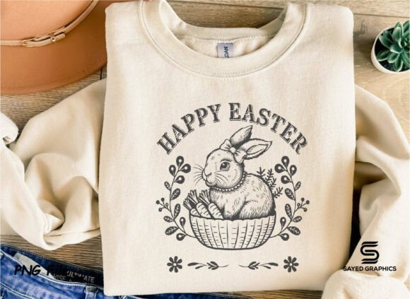Download Easter Wreath Png Rabbit Bunny Spring - Rabbit Collection
