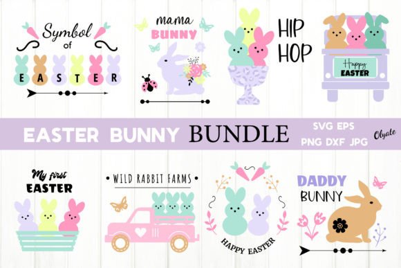 Download Easter Bunny Bundle. Easter Rabbit SVG. - Rabbit Collection