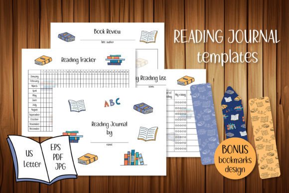 Download Reading Journal Print Templates - Templates Collection