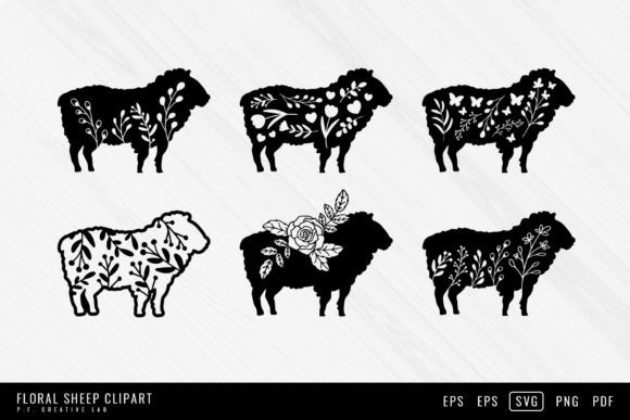 Download Floral Sheep SVG Bundle - Sheep svg bundle Collection