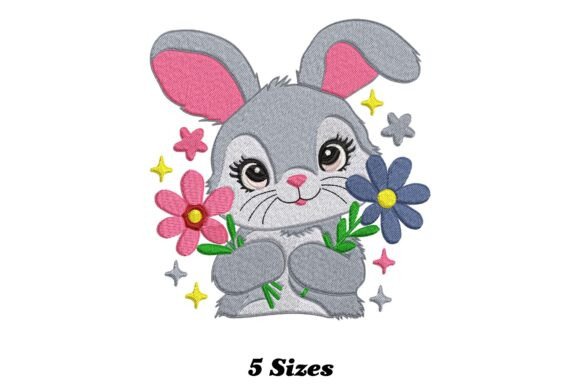 Download Floral Rabbit - Rabbit Collection