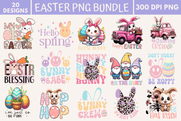 Download Easter Png Bundle, Easter Sublimation - Easter png bundle Collection